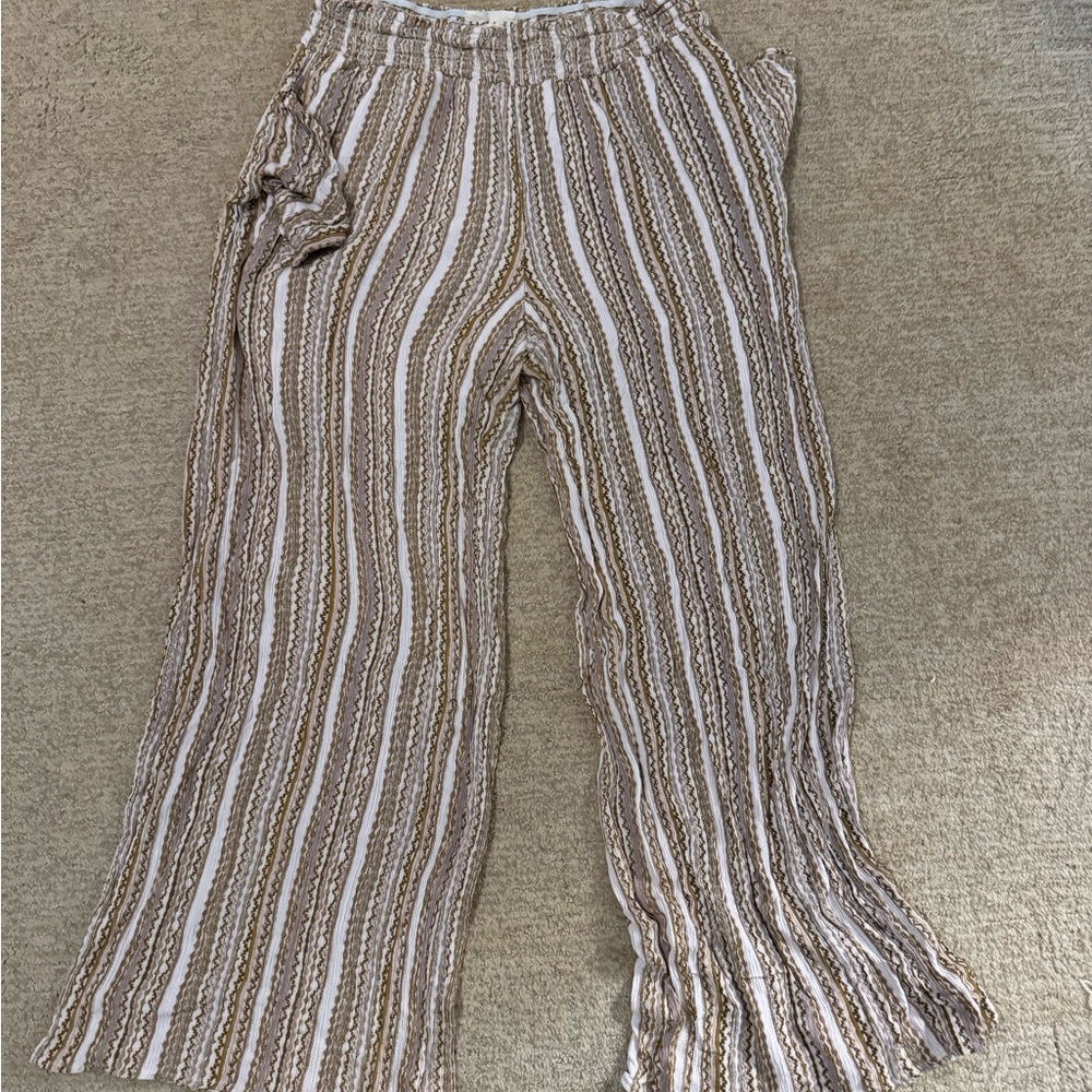 Striped Wide Leg Pants